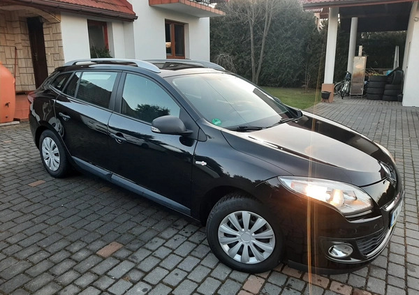 Renault Megane cena 29600 przebieg: 124000, rok produkcji 2012 z Kuźnia Raciborska małe 497